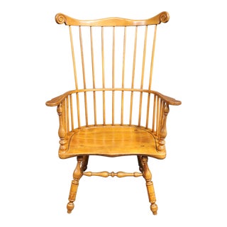 L. & j.g. Stickley Windsor Cherry Armchair For Sale
