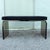 Mid 20th Century Mid Century Modern Smoked Lucite Waterfall Bench With Black Cushion For Sale - Image 5 of 10