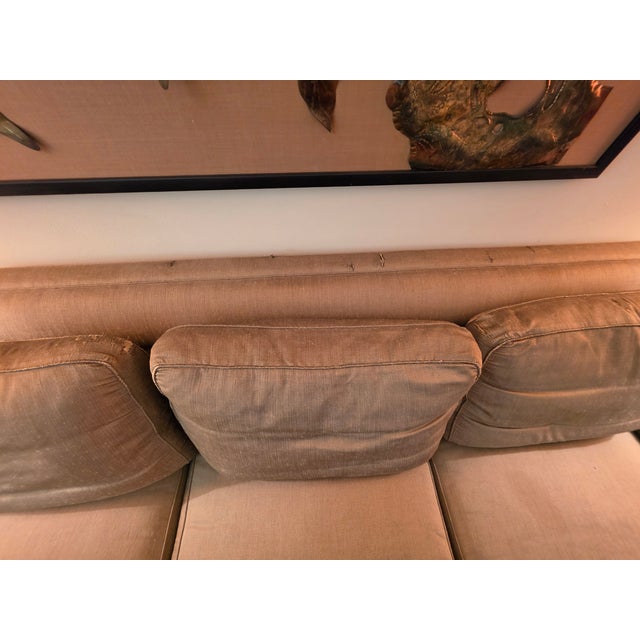 Textile 1960s Edward Wormley Dunbar Mid-Century Modern Couch For Sale - Image 7 of 17