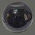 20th C. Mid-Century-Modern Dark Amethyst Almost Black Art Glass Rose Bowl Vase For Sale - Image 4 of 4