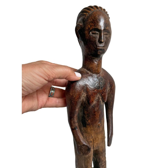Old Antique African Kaguru Tanzania Tribal Figure For Sale - Image 9 of 9