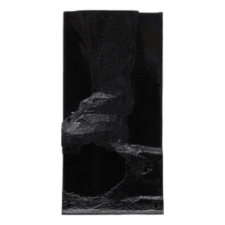 Black Pada Wall Mounted Sculpture by Arthur Bitsch For Sale
