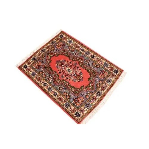 Traditional Sarouk rug | Knot density: High | Material: High-quality wool | Size: 85×66 cm | Pattern: Colorful leaf and...