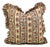 Floral Block Print Frill Cushion Cover Handmade Artisan Boho Throw Pillow 14x20 Inch Mhalaxmi For Sale