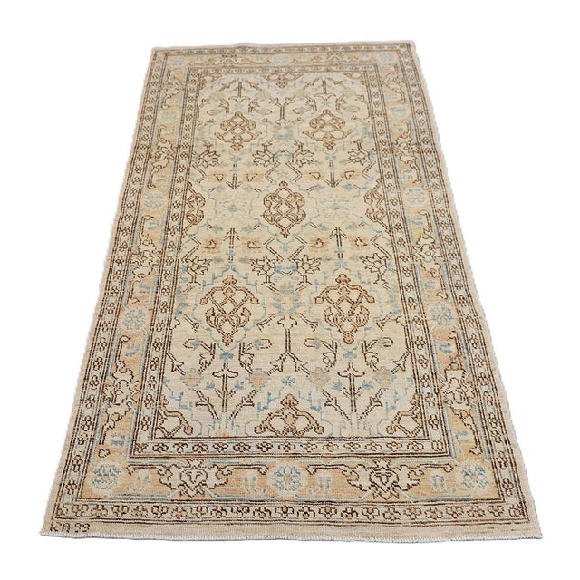 2020s 3' X 5' Fine Luxury Ivory Ariana Traditional Persian Design Area Rug For Sale - Image 5 of 9