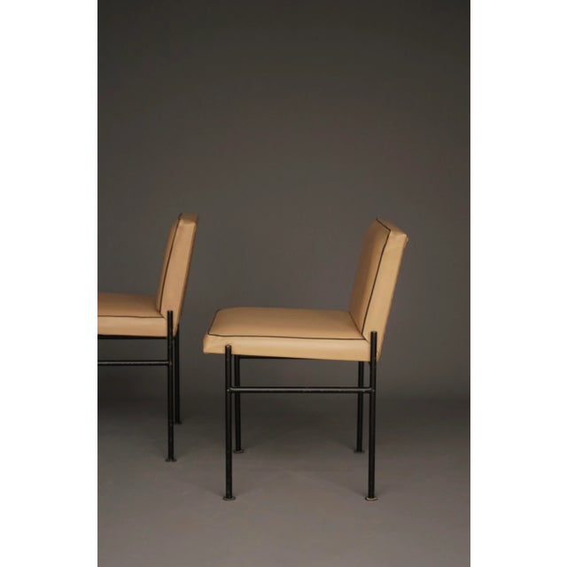Mid-Century Modern Set of Modernist Side Chairs by Wim Den Boon, 1960s. Set of 2 For Sale - Image 3 of 13