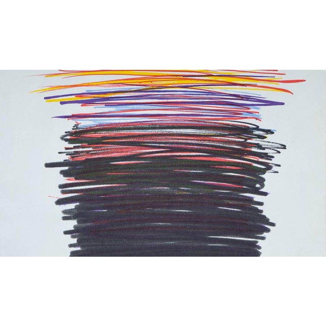 Yaacov AGAM (1928) Abstract Composition Original color lithograph On heavy paper, 24 x 31 cm (approx. 9 x 12 inches)...