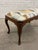 Brown Newly Upholstered Queen Anne Style Vanity or Piano Bench For Sale - Image 8 of 10
