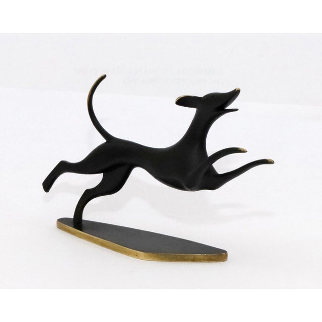 Hagenau Hunting Dog in Brass, 1920s For Sale - Image 3 of 10