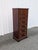 Brown Mid 20th Century Drexel Georgian Lingerie Chest With Chippendale Brass Pulls For Sale - Image 8 of 13