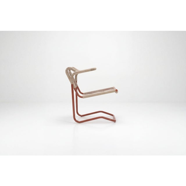 Metal Dan Johnson Cantilever Lounge Chair (2002 Limited Production) For Sale - Image 7 of 12