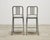 Pair of Emeco 'Navy' Bar Counter Stools in Brushed Aluminum For Sale - Image 16 of 17