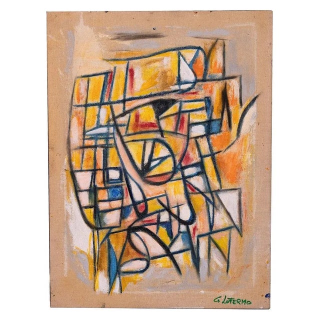 Giorgio Lo Fermo - Abstract Composition - Original Oil Paint - 2019 For Sale - Image 4 of 4