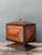 Vintage Tramp Art Wood Box on Pedestal For Sale - Image 9 of 17