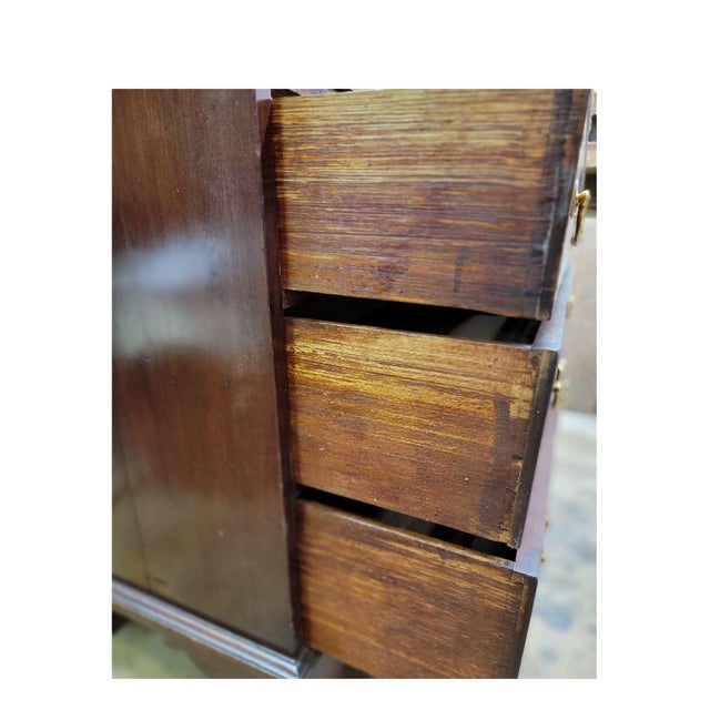 Early 19th Century Georgian Mahogany Secretaire Bookcase For Sale - Image 14 of 17