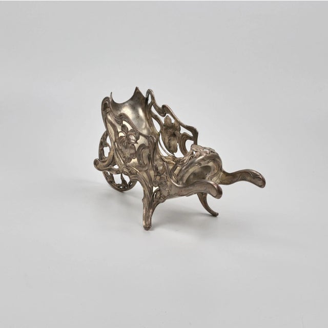 Decorative Metal Wine Bottle Holder For Sale - Image 4 of 5