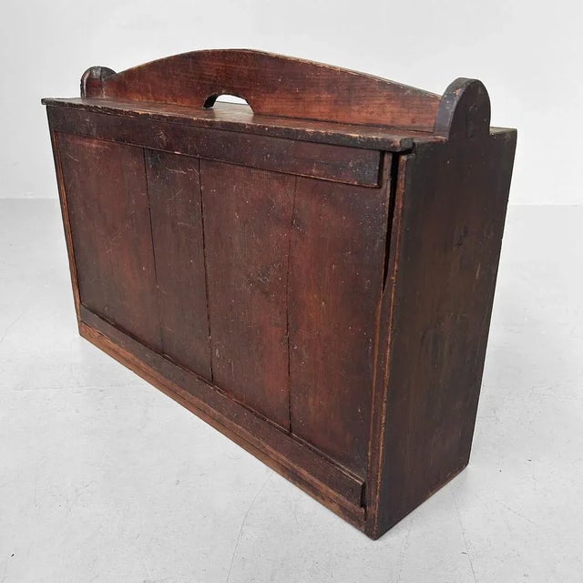 Contemporary Antique Japanese Wooden Storage Box, 1900s For Sale - Image 3 of 13