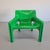 Forest Green Space Age Chair in Green Plastic by Vico Magistretti for Artemide, 1970s For Sale - Image 8 of 18