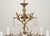 Rococo Spanish Rococo Revival Gilt Crystal Chandelier For Sale - Image 3 of 12