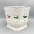 Vintage Italian White Ceramic Cachepot With Colorful Butterflies — Neoclassical / Hollywood Regency For Sale - Image 9 of 16