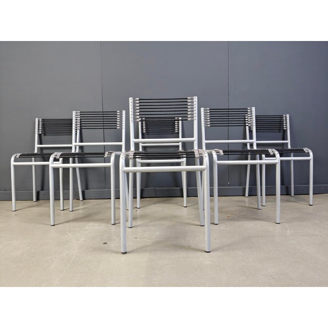 Sandow Dining Chairs from Rene Herbst, 1980s, Set of 6 For Sale - Image 9 of 13
