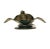 Welded Stainless Steel Sea Turtle Sculpture, Original Coastal Art, 17"w For Sale - Image 4 of 9