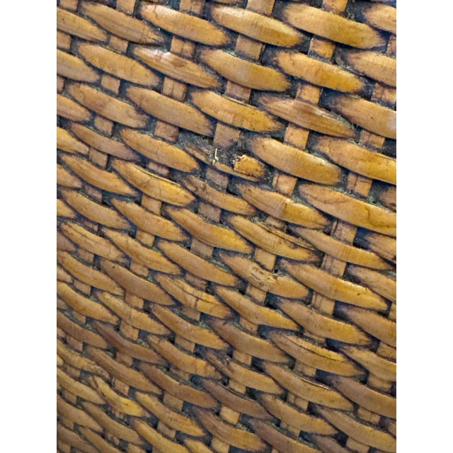 Rattan Lounge Chair in the Manner of McGuire For Sale - Image 12 of 15