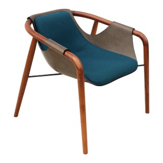 Italian Modernist Jean Philippe Nuel for Saintluc & Amura Hamac Lounge Armchair For Sale