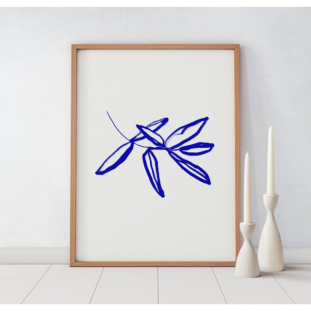 Contemporary Contemporary Minimalist Botanical Print For Sale - Image 3 of 5
