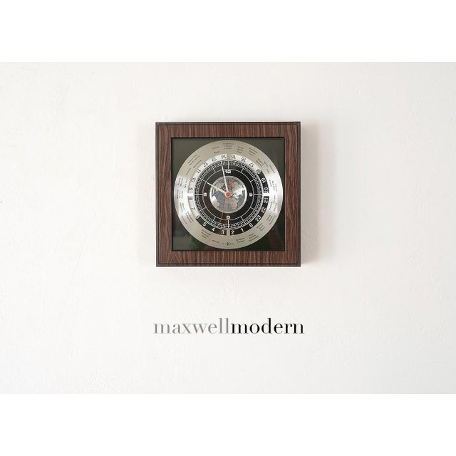 Mid Century Modern Howard Miller World Time Clock Chairish