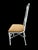 Kessler Industries Restored Set Vintage Aesthetic Chinoiserie Faux Bamboo Cast Metal Dining Chairs 8 For Sale - Image 4 of 7