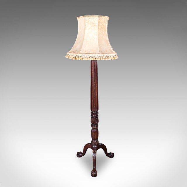 Antique Standard Lamp, English, Floor Light, William IV Revival, Victorian, 1890 For Sale - Image 10 of 12