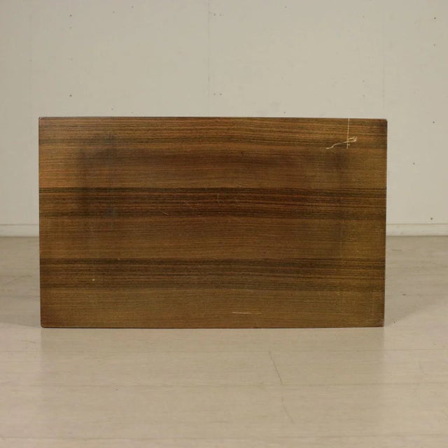 Italian Rosewood Veneer Service Cart, 1960s For Sale - Image 9 of 11
