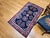 Vintage Persian Sarouk Area Rug, Hand-Knotted Wool, Allover Floral Pattern, Navy & Red, 3x5 For Sale - Image 10 of 11