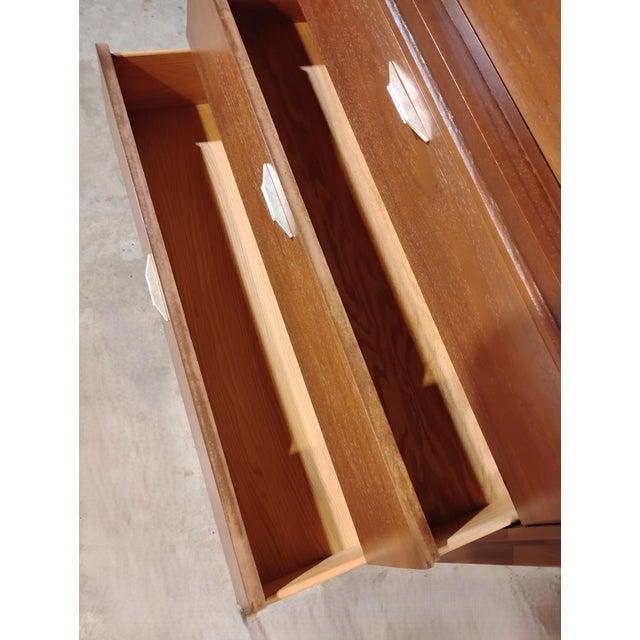 Mid 20th Century Kent Coffey Tempo Tallboy Mid Century Modern Dresser Chest of Drawers For Sale - Image 9 of 12