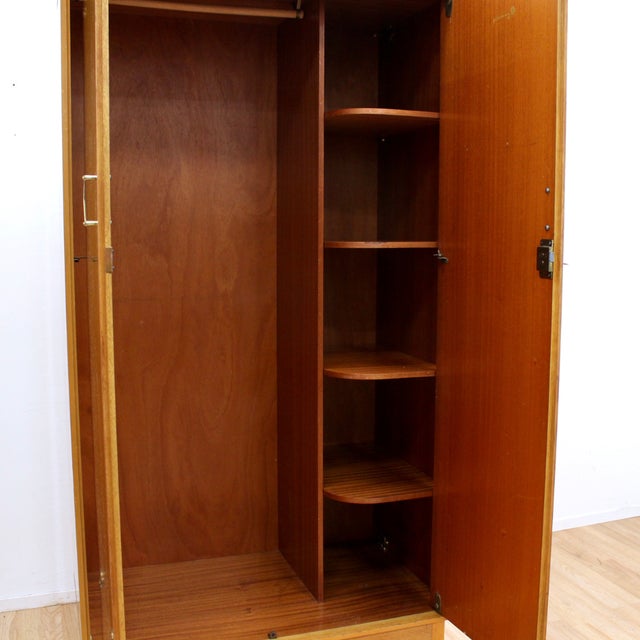 1960s Mid Century Armoire by Golden Key Palatial Furniture Ltd Chairish