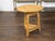 English 19th Century Pine Cricket Table with Circular Top and Triangular Shelf For Sale In Atlanta - Image 6 of 9
