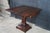 Wood Antique 19th Century American Empire Crotch Mahogany Game Card Console Table For Sale - Image 7 of 15