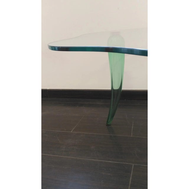 Vintage Murano Glass Coffee Table For Sale - Image 6 of 7