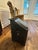 Charming Antique Coal Scuttle (Storage Bin) that doubles as a decorative hearth accessory. Includes matching fireplace...