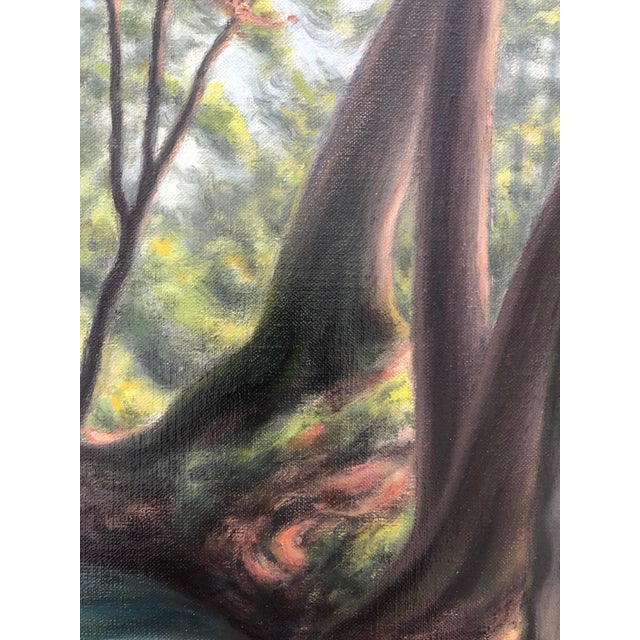 1960s Jules Robert Chatelain, La Drize de Troinex, Genève, 1963, Oil on Canvas, Framed For Sale - Image 5 of 10