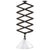 Metal Vintage Industrial Glass and Metal Scissor Pendant Lamp from Holophane For Sale - Image 7 of 7