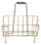 Brass Wire Magazine Rack, 1950s For Sale