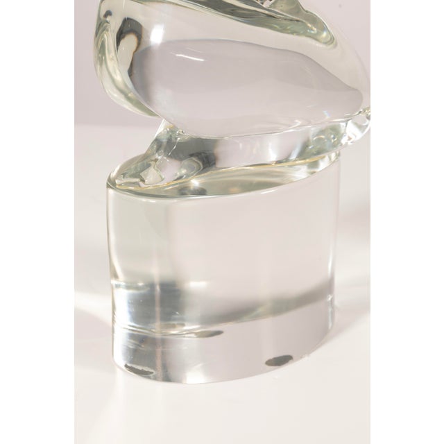 Loredano Rosin Loredano Rosin (1936-1992) Untiled (Female Figurative Nude) Signed Glass Modern For Sale - Image 4 of 7