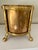 Vintage Maison Baguès Style Brass Cachepot For Sale - Image 4 of 6