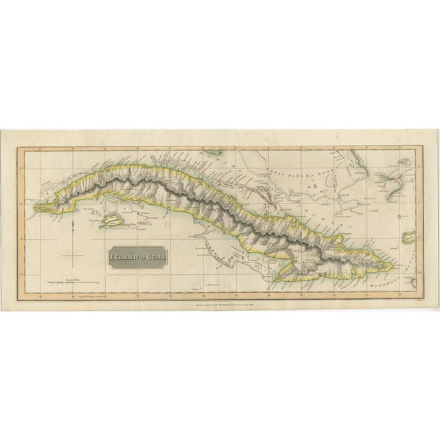 Antique Map of Cuba by John Thomson, 1816 For Sale - Image 13 of 13