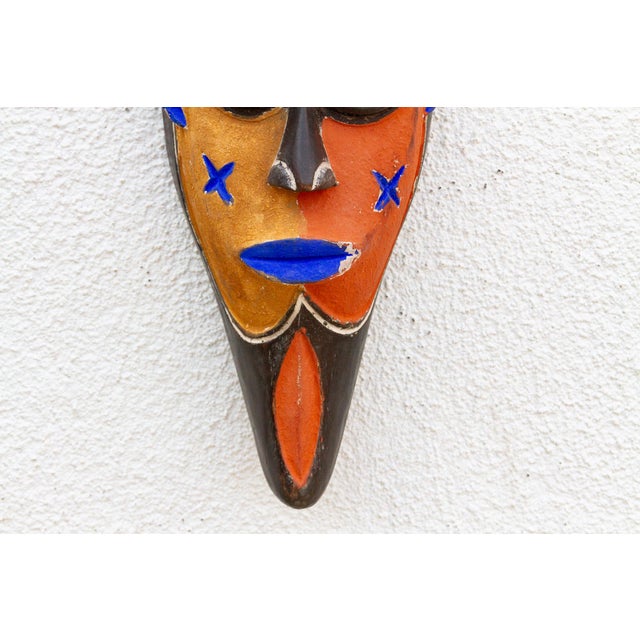 Colorful Mystical Vision African Mask For Sale In Los Angeles - Image 6 of 8