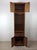 Vintage Campaign Style Tall Cabinet With Lighted Shelving by Stanley For Sale - Image 12 of 17