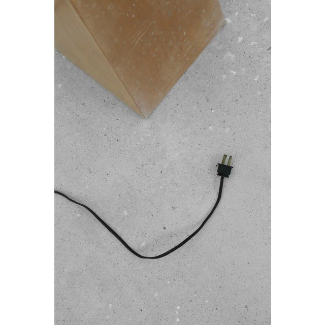 Late 20th Century Late 20th Century Architectural Oblesik Wood Floor Lamp For Sale - Image 5 of 6