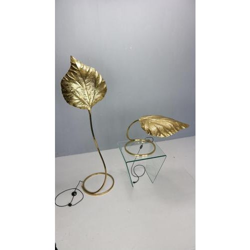 Hollywood Regency Rhubarb Floor and Table Lamp attributed to Bottega Gadda, Italy, 1970s, Set of 2 For Sale - Image 3 of 18